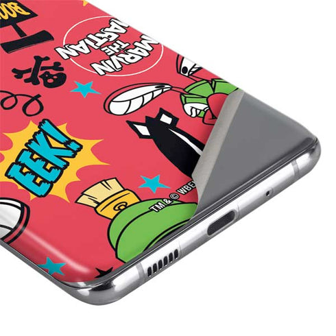 Looney Tunes Marvin the Martian Patches Galaxy S20 Skin