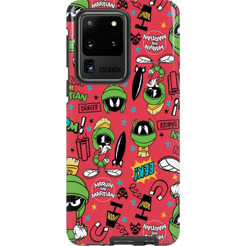 Looney Tunes Marvin the Martian Patches Galaxy S20 Ultra 5G Pro Case