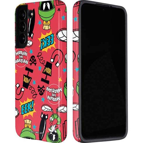 Looney Tunes Marvin the Martian Patches Galaxy S22 Plus Pro Case