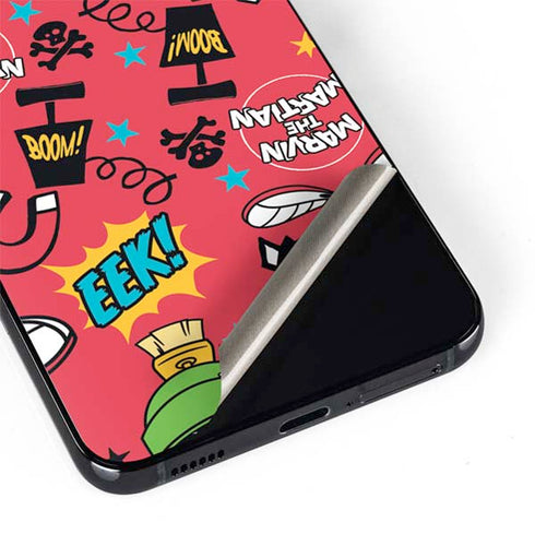 Looney Tunes Marvin the Martian Patches Galaxy S22 Plus Skin
