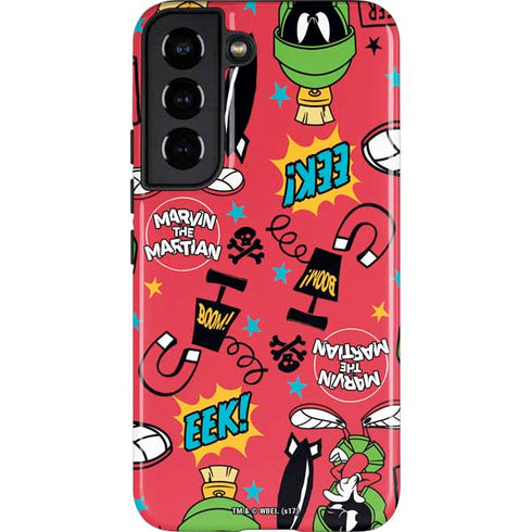 Looney Tunes Marvin the Martian Patches Galaxy S22 Pro Case
