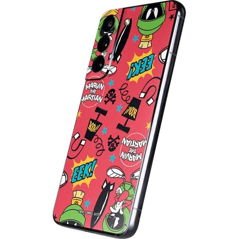 Looney Tunes Marvin the Martian Patches Galaxy S22 Skin