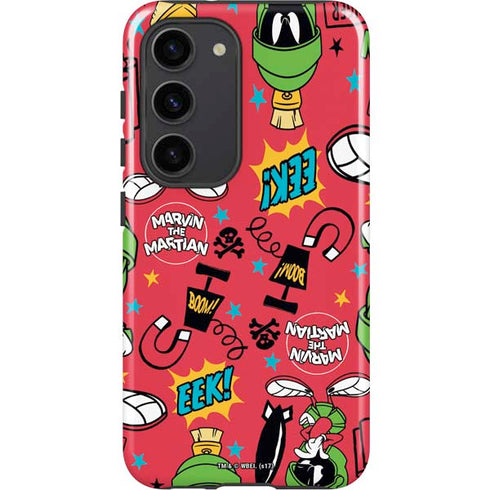 Looney Tunes Marvin the Martian Patches Galaxy S23 Pro Case