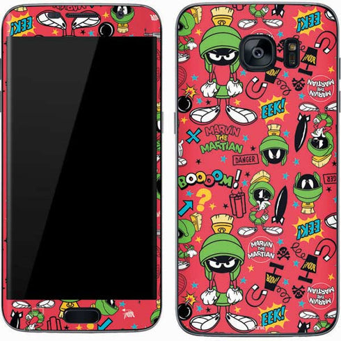 Looney Tunes Marvin the Martian Patches Galaxy S7 Skin