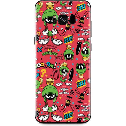 Looney Tunes Marvin the Martian Patches Galaxy S8 Skin
