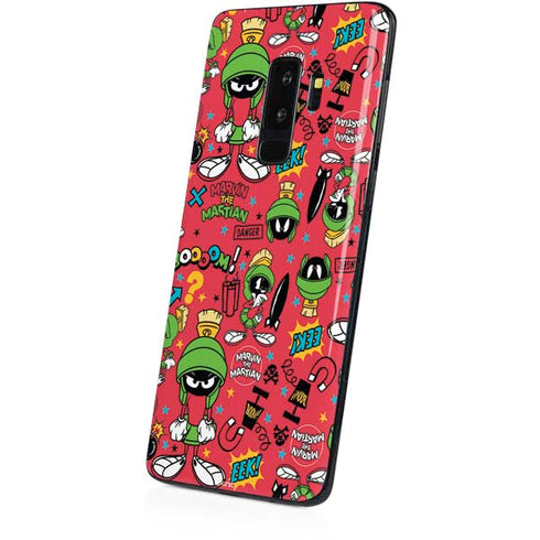 Looney Tunes Marvin the Martian Patches Galaxy S9 Plus Skin