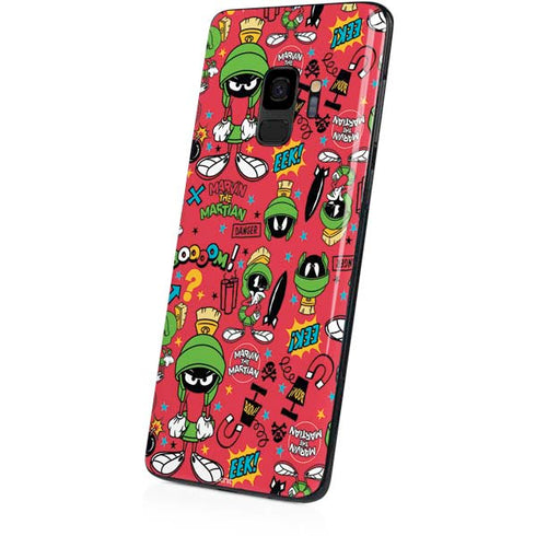 Looney Tunes Marvin the Martian Patches Galaxy S9 Skin