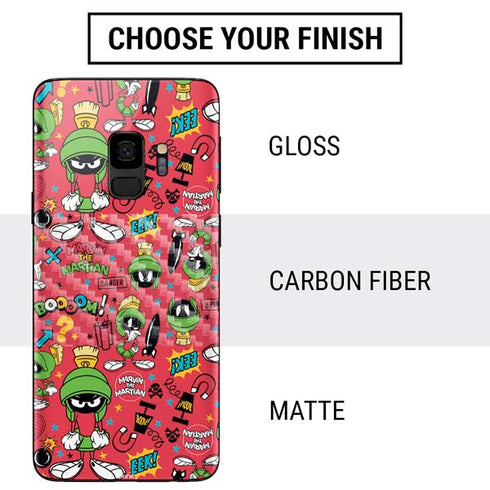 Looney Tunes Marvin the Martian Patches Galaxy S9 Skin