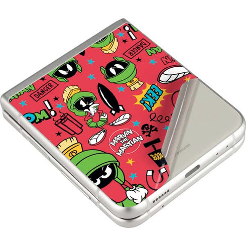Looney Tunes Marvin the Martian Patches Galaxy Z Flip3 5G Skin