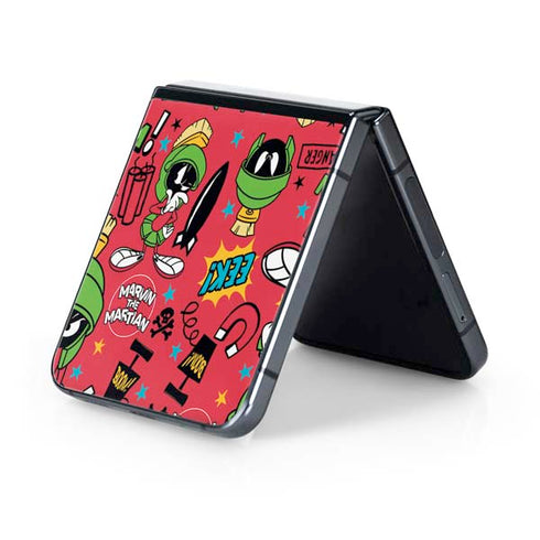 Looney Tunes Marvin the Martian Patches Galaxy Z Flip5 5G Skin