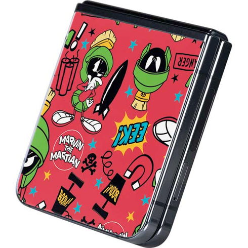 Looney Tunes Marvin the Martian Patches Galaxy Z Flip5 5G Skin