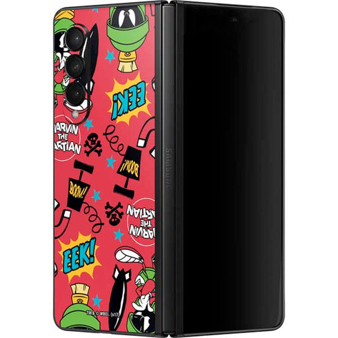 Looney Tunes Marvin the Martian Patches Galaxy Z Fold3 5G Skin