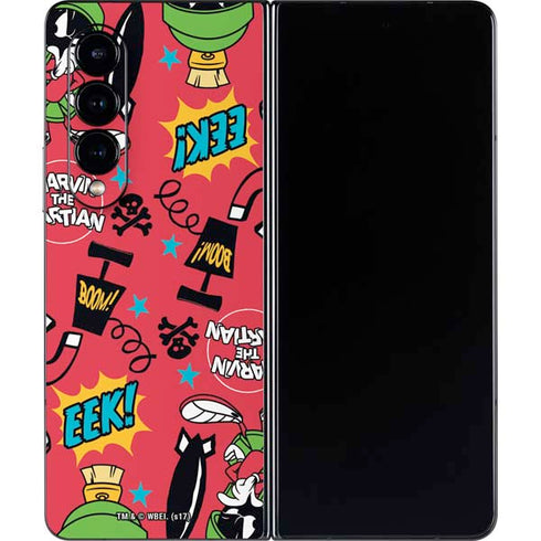 Looney Tunes Marvin the Martian Patches Galaxy Z Fold4 5G Skin