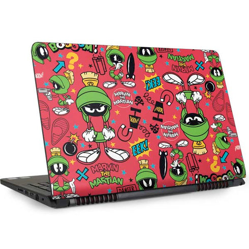 Looney Tunes Marvin the Martian Patches Dell Inspiron Skin