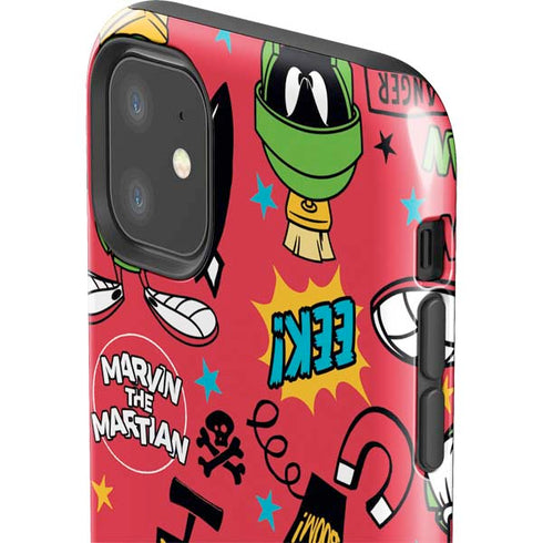 Looney Tunes Marvin the Martian Patches iPhone 11 Impact Case