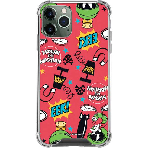 Looney Tunes Marvin the Martian Patches iPhone 11 Pro Max Clear Case