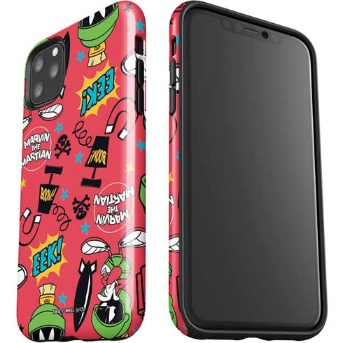 Looney Tunes Marvin the Martian Patches iPhone 11 Pro Max Impact Case