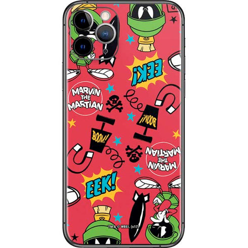 Looney Tunes Marvin the Martian Patches iPhone 11 Pro Skin