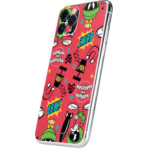 Looney Tunes Marvin the Martian Patches iPhone 11 Pro Skin