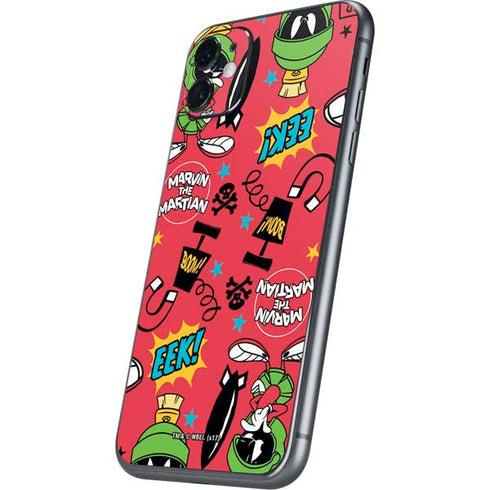 Looney Tunes Marvin the Martian Patches iPhone 11 Skin
