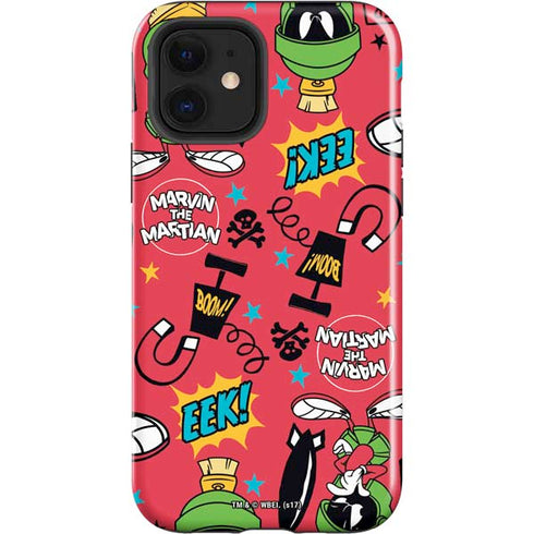 Looney Tunes Marvin the Martian Patches iPhone 12 Impact Case
