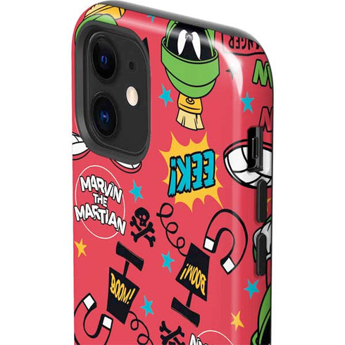 Looney Tunes Marvin the Martian Patches iPhone 12 Impact Case