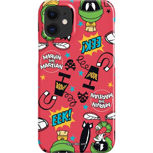 Looney Tunes Marvin the Martian Patches iPhone 12 Mini Lite Case