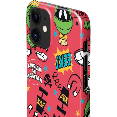 Looney Tunes Marvin the Martian Patches iPhone 12 Mini Lite Case
