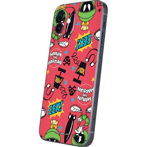 Looney Tunes Marvin the Martian Patches iPhone 12 Mini Skin