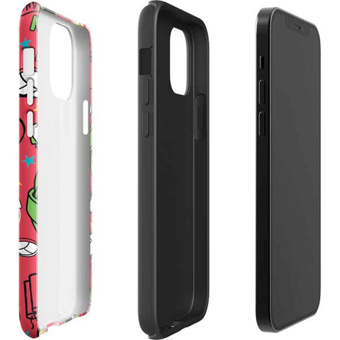 Looney Tunes Marvin the Martian Patches iPhone 12 Pro Impact Case