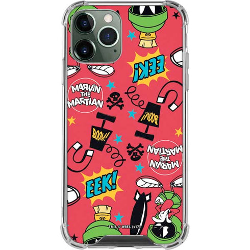 Looney Tunes Marvin the Martian Patches iPhone 12 Pro Max Clear Case