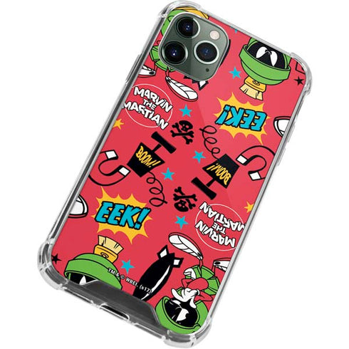 Looney Tunes Marvin the Martian Patches iPhone 12 Pro Max Clear Case