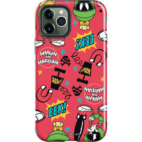 Looney Tunes Marvin the Martian Patches iPhone 12 Pro Max Impact Case