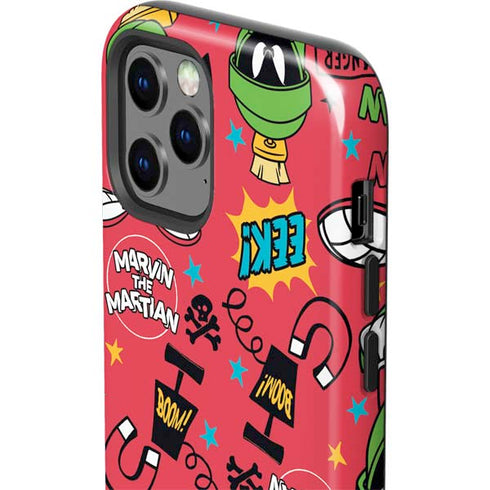 Looney Tunes Marvin the Martian Patches iPhone 12 Pro Max Impact Case