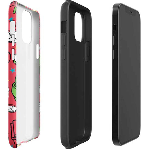 Looney Tunes Marvin the Martian Patches iPhone 12 Pro Max Impact Case
