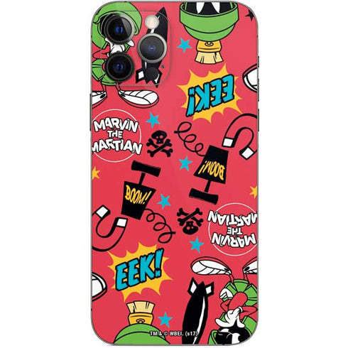 Looney Tunes Marvin the Martian Patches iPhone 12 Pro Skin