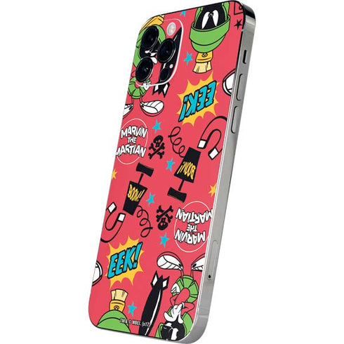 Looney Tunes Marvin the Martian Patches iPhone 12 Pro Skin
