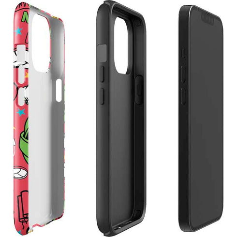Looney Tunes Marvin the Martian Patches iPhone 13 Pro Max Impact Case