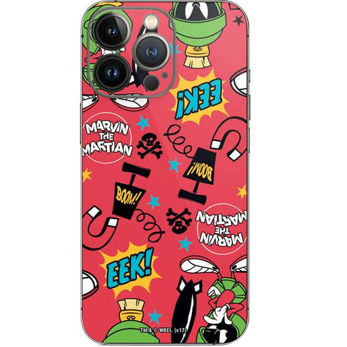 Looney Tunes Marvin the Martian Patches iPhone 13 Pro Skin