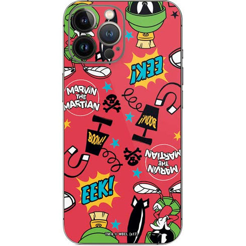 Looney Tunes Marvin the Martian Patches iPhone 14 Pro Max Skin