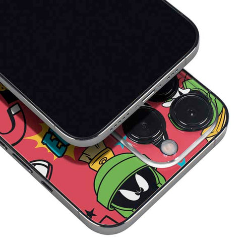 Looney Tunes Marvin the Martian Patches iPhone 14 Pro Skin