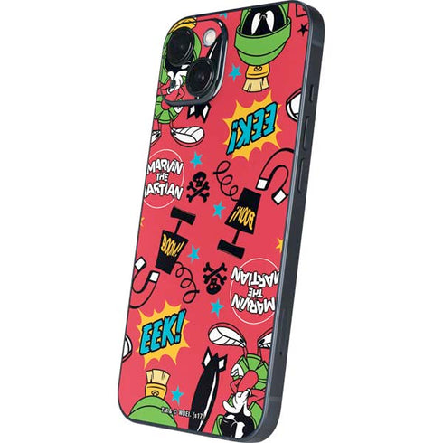 Looney Tunes Marvin the Martian Patches iPhone 14 Skin