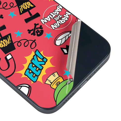 Looney Tunes Marvin the Martian Patches iPhone 14 Skin