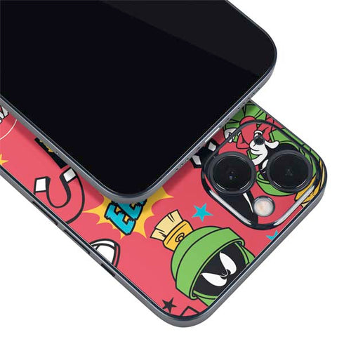 Looney Tunes Marvin the Martian Patches iPhone 14 Skin
