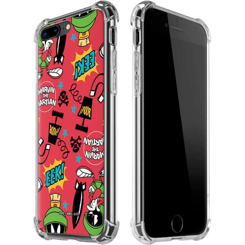 Looney Tunes Marvin the Martian Patches iPhone 7/8 Plus Clear Case