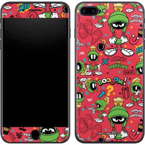 Looney Tunes Marvin the Martian Patches iPhone 8 Plus Skin