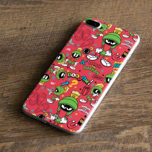 Looney Tunes Marvin the Martian Patches iPhone 8 Plus Skin