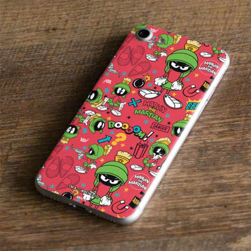 Looney Tunes Marvin the Martian Patches iPhone 8 Skin