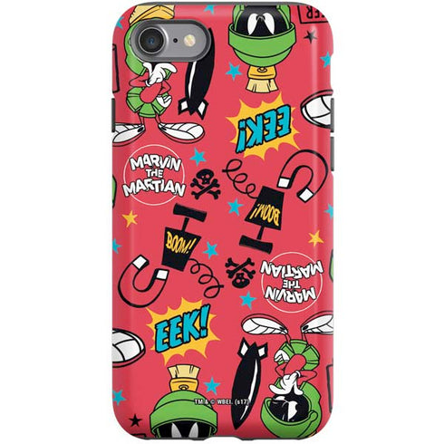 Looney Tunes Marvin the Martian Patches iPhone SE (2nd & 3rd Gen) Pro Case