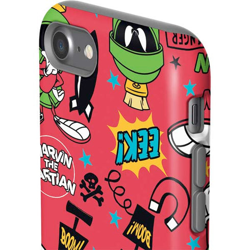 Looney Tunes Marvin the Martian Patches iPhone SE (2nd & 3rd Gen) Pro Case